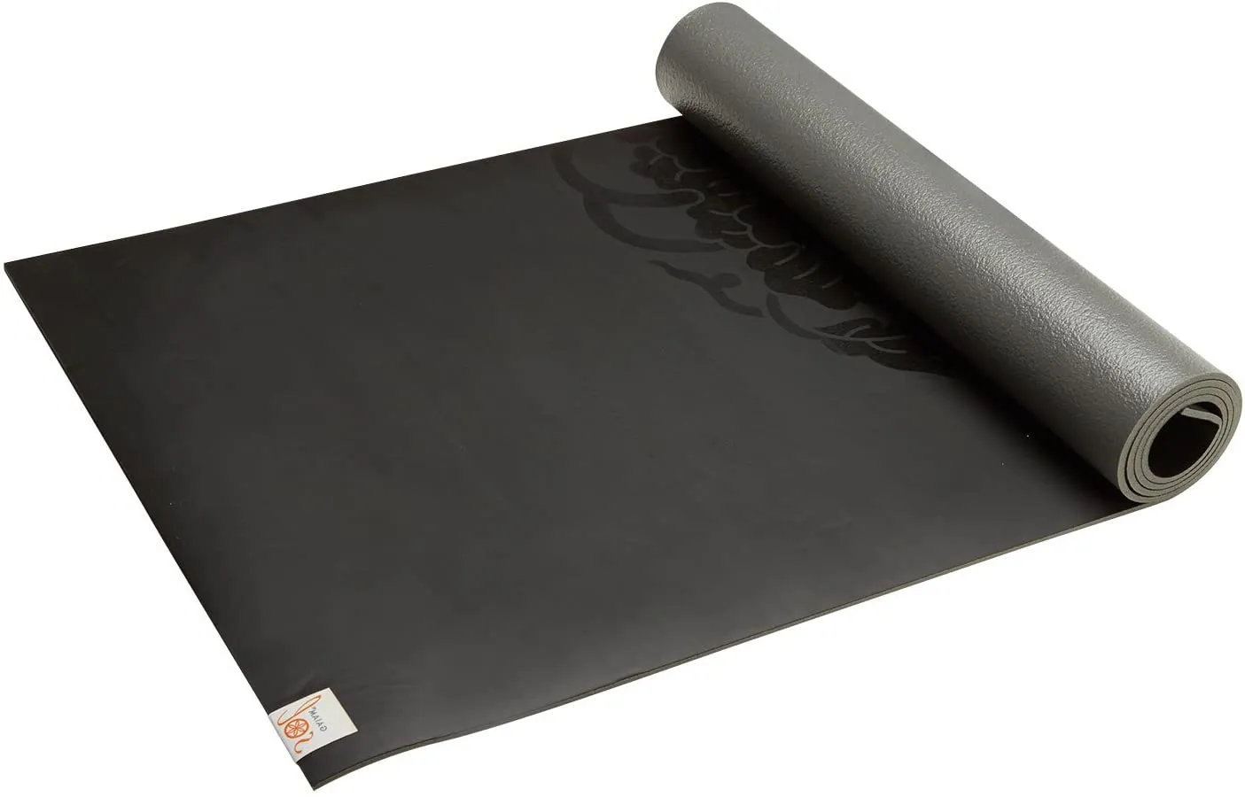 Gaiam Yoga Mat - Premium 5mm Dry-Grip Thick Non Slip Exercise & Fitness Mat for Hot Yoga, Pilates & Floor Workouts (68" or 78"L x 24" or 26"W x 5mm)