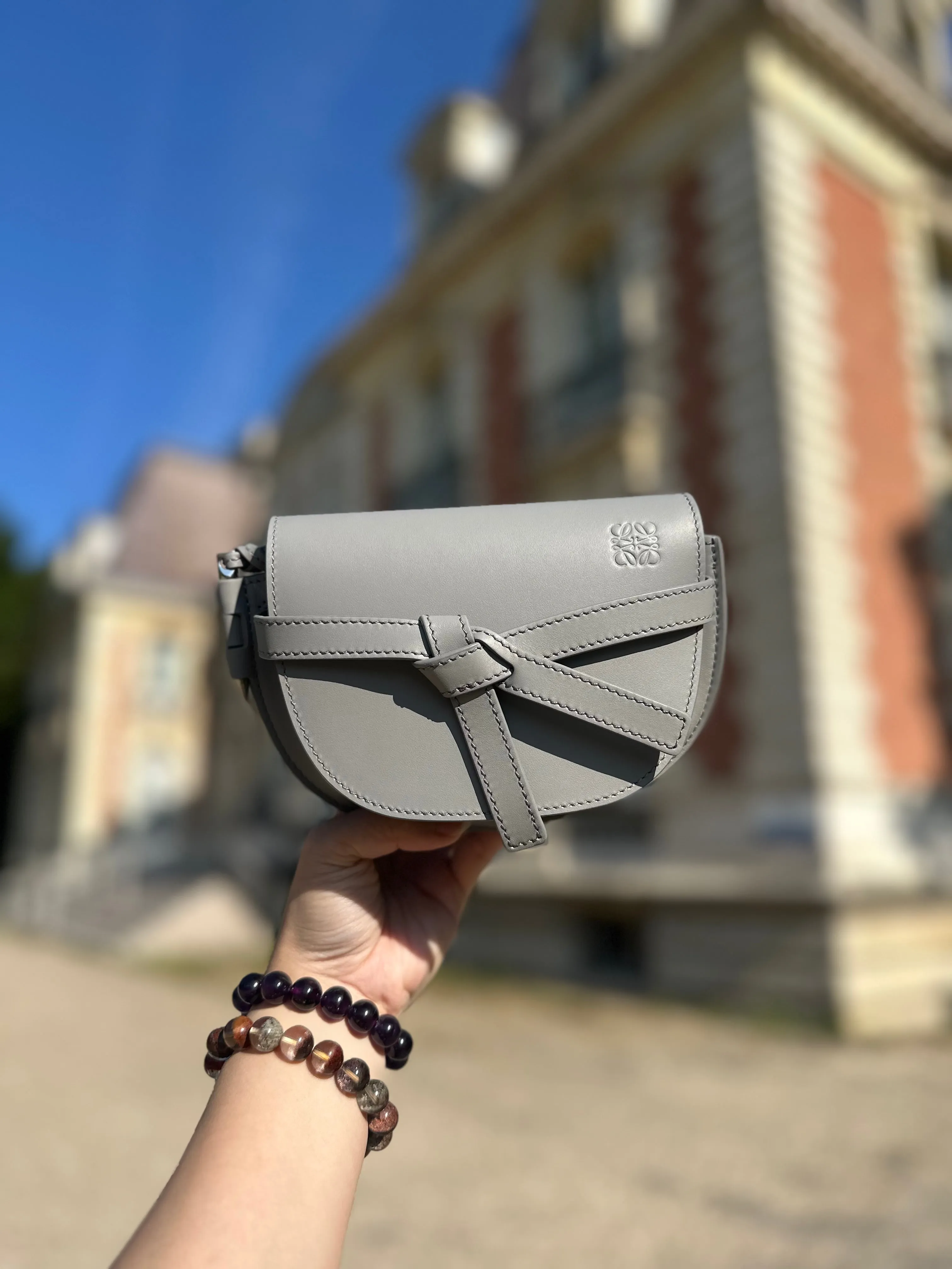 Gate bag mini duel grey