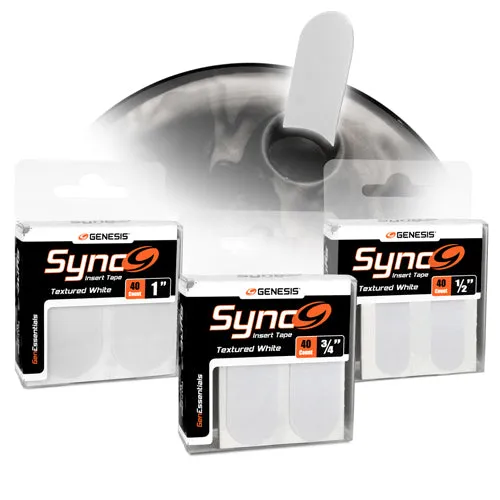 Genesis Sync White <br>Textured Insert Tape <br>White