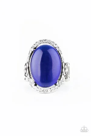 Happily Ever Enchanted - Blue Ring - Paparazzi Accessories