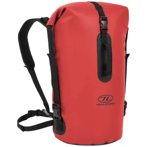 Highlander Troon 45L Waterproof Duffle Bag Red