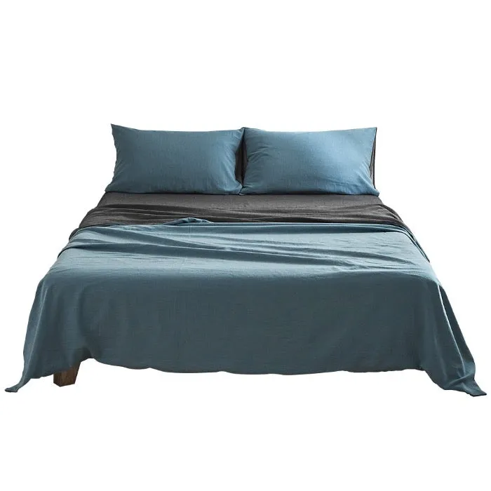 Hypoallergenic Cotton Sheets I Single I Blue Dark Blue