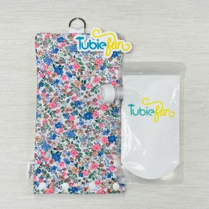 Insulated Milk Bag Suitable for Reusable Pouches - Flowers on White