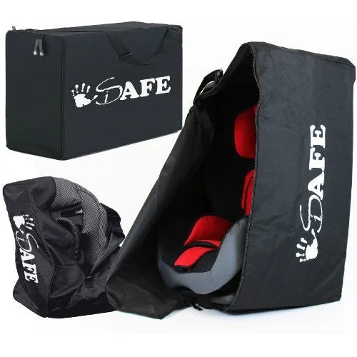 iSafe Carseat Travel / Storage Bag For BeSafe Izi Comfort X3 Isofix Car Seat (Black Cab)