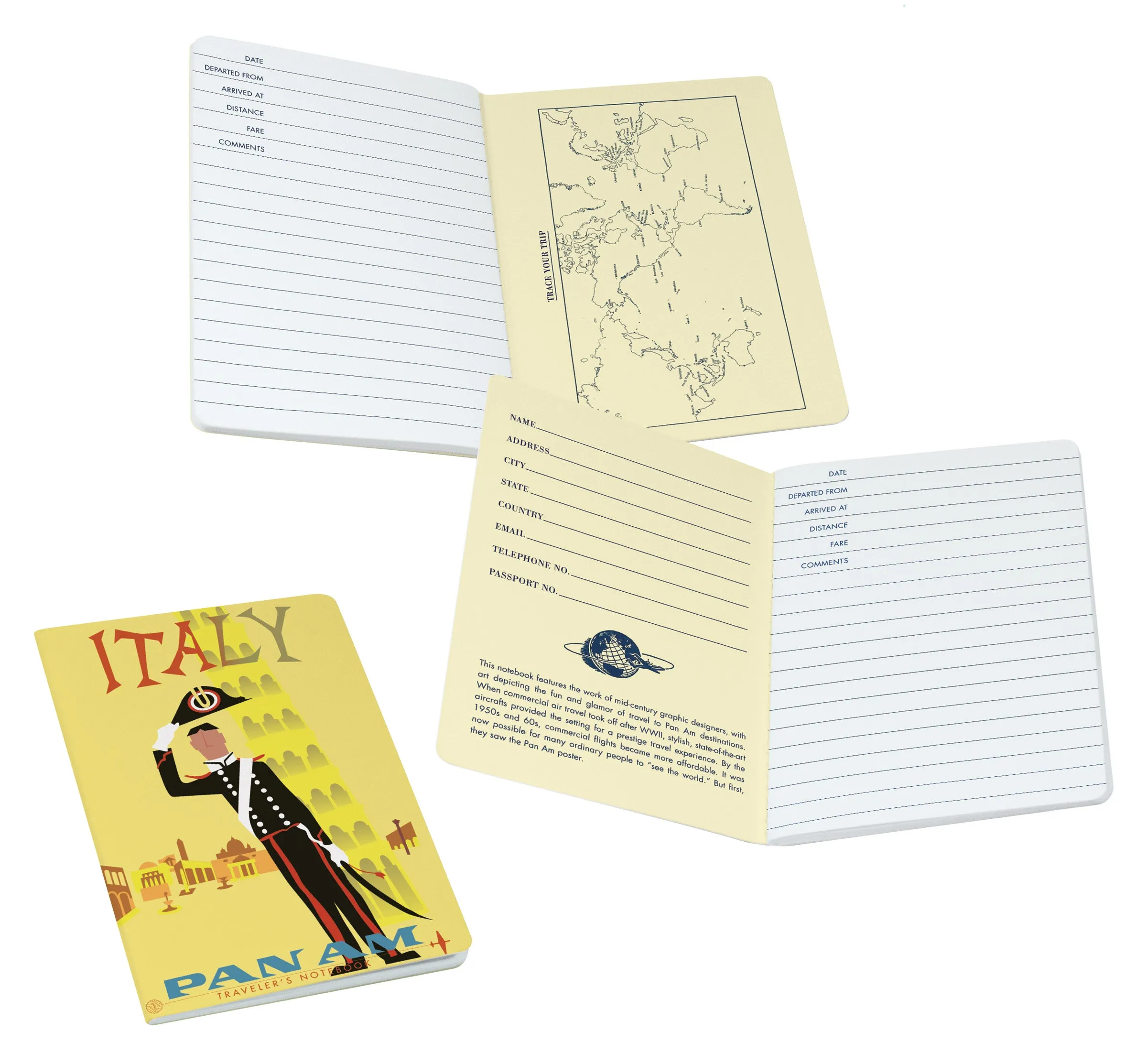 Italy Pan AM Traveler's Notebook