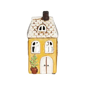 Joe Davies Yellow Village Pottery Tea Light Garden House