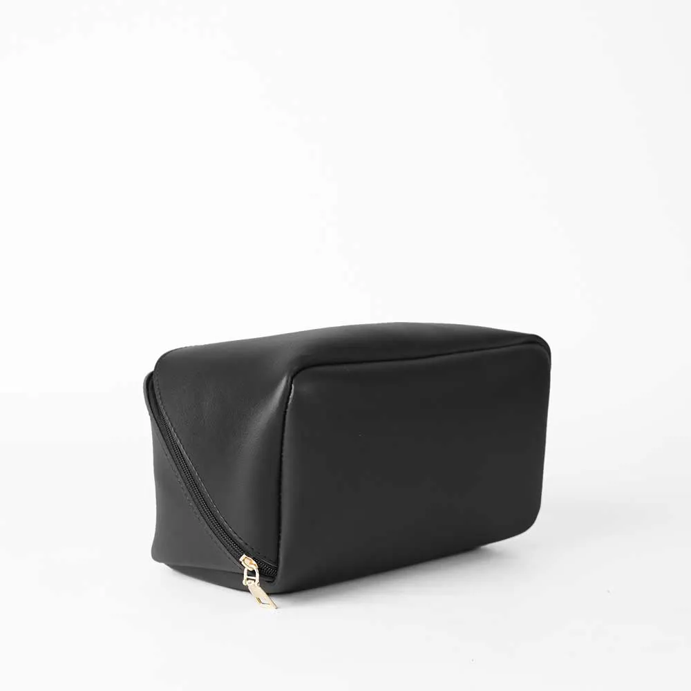 Large Capacity Travel Cosmetic Bag Black