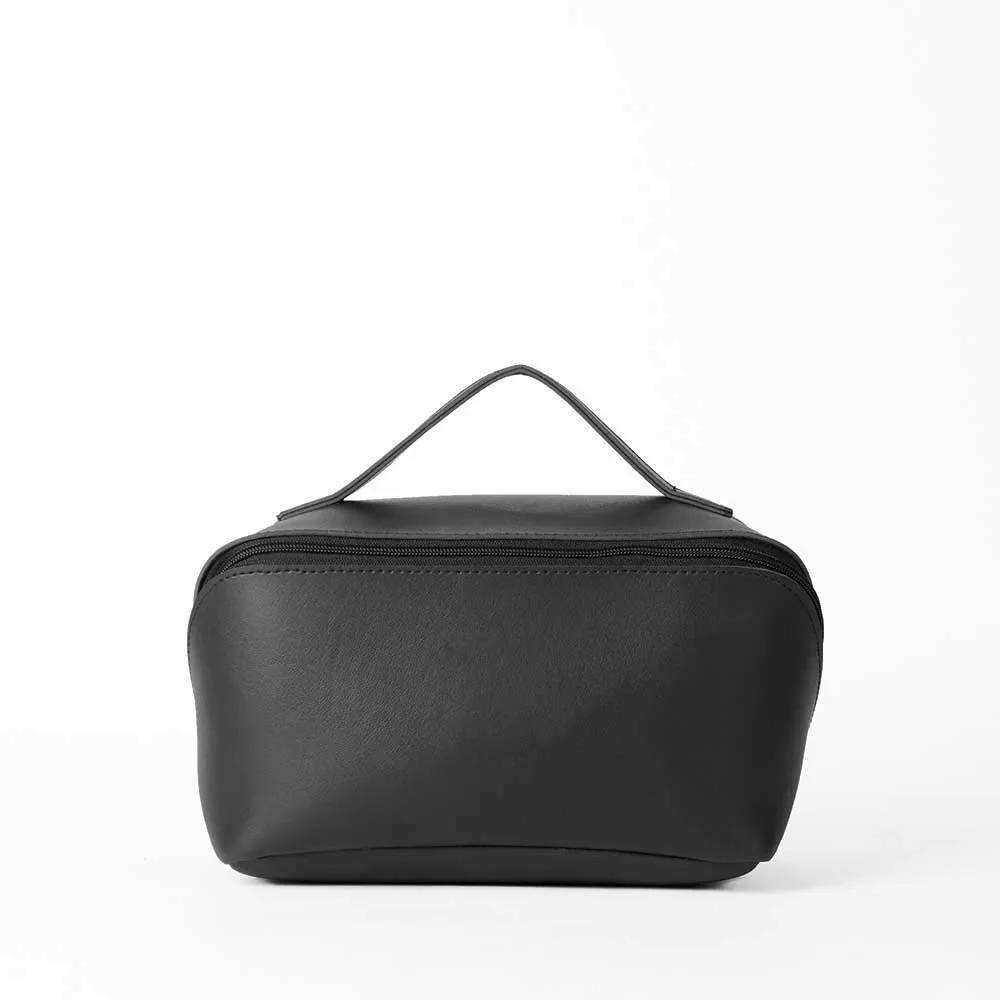 Large Capacity Travel Cosmetic Bag Black