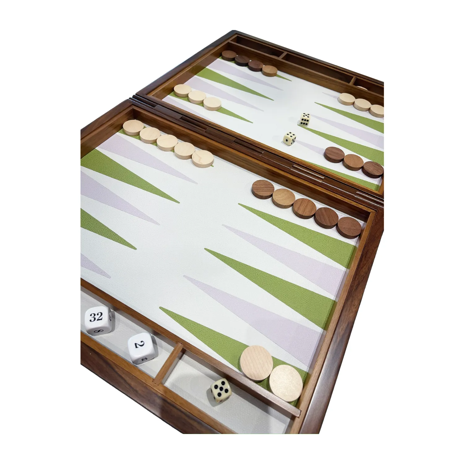 Leather Backgammon Set