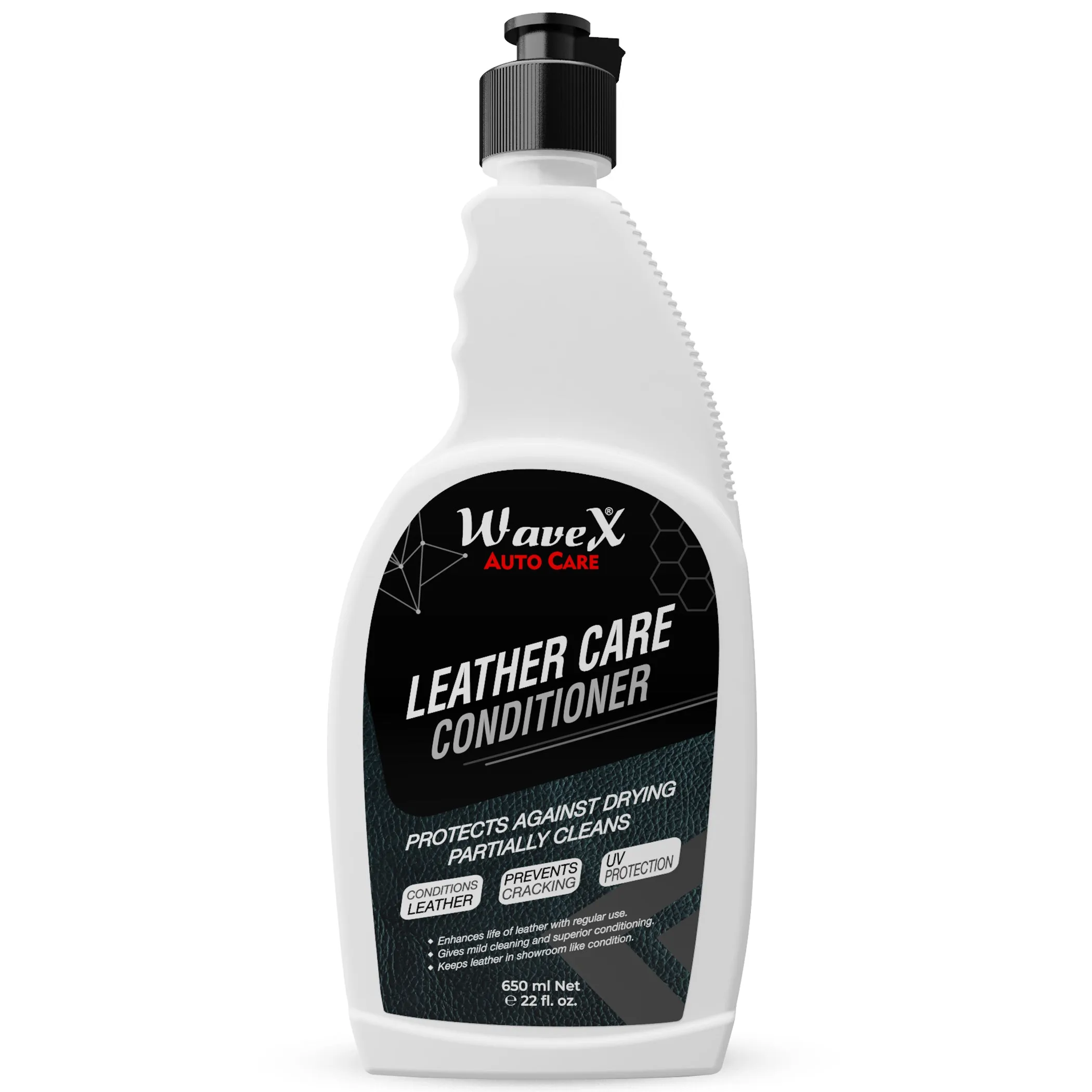 Leather Care Kit Includes Leather Cleaner 650ml   Leather Conditioner 650ml   Premium Horse Hair Brush   2 Microfiber Cloth 40x40cm   Applicator Pad