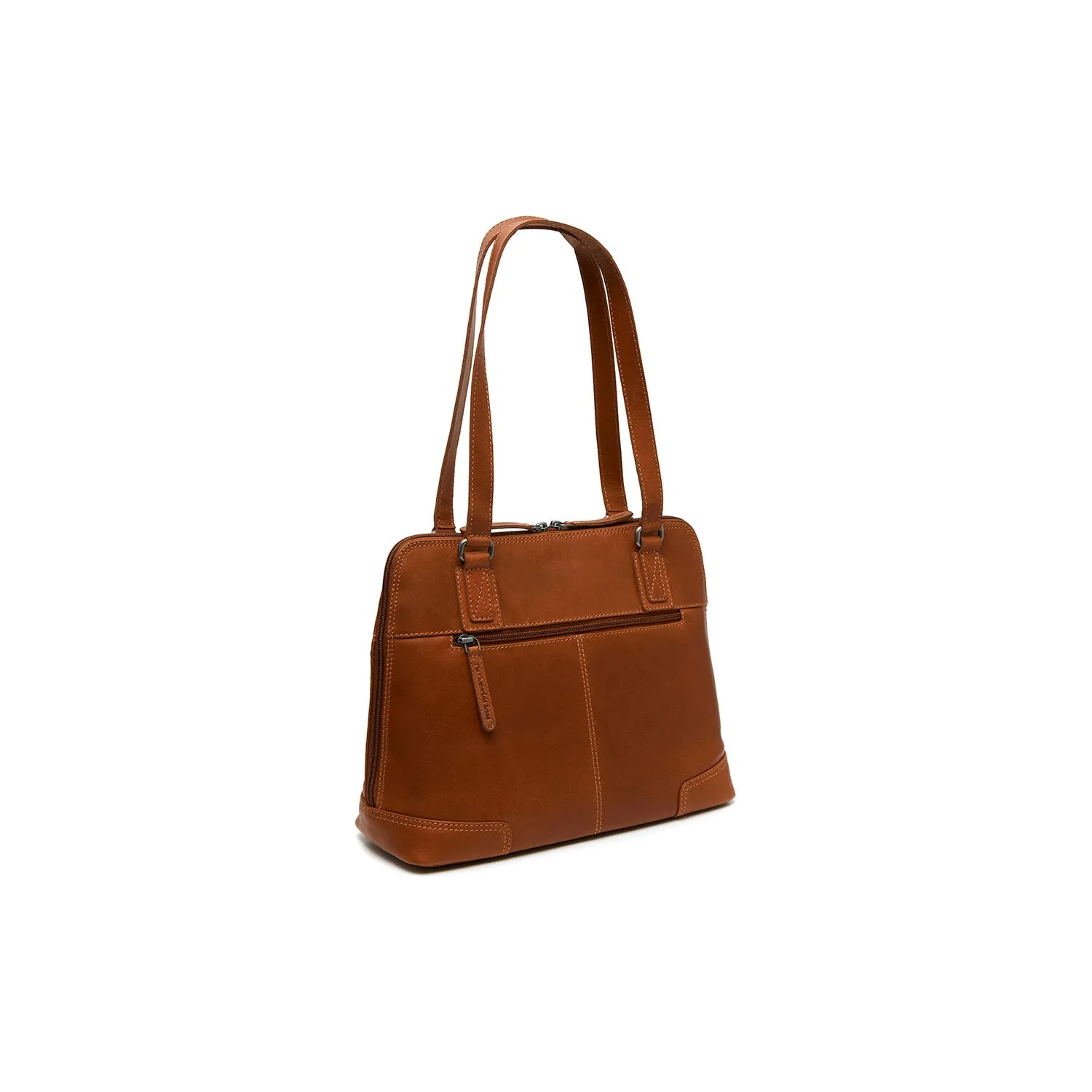 Leather Shoulder Bag Cognac Belgrado