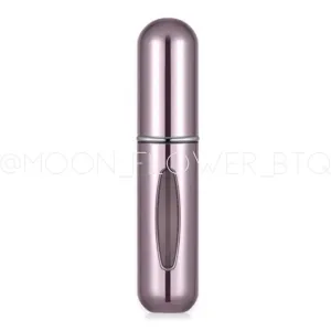 Light Pink Metallic Refillable Perfume Spray Atomizer