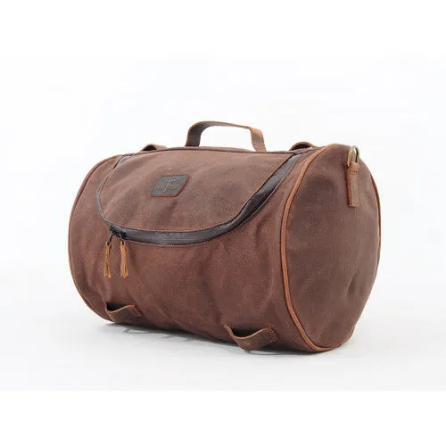 Longride Waxed Canvas Roll Bag Brown - 23.3 Liters