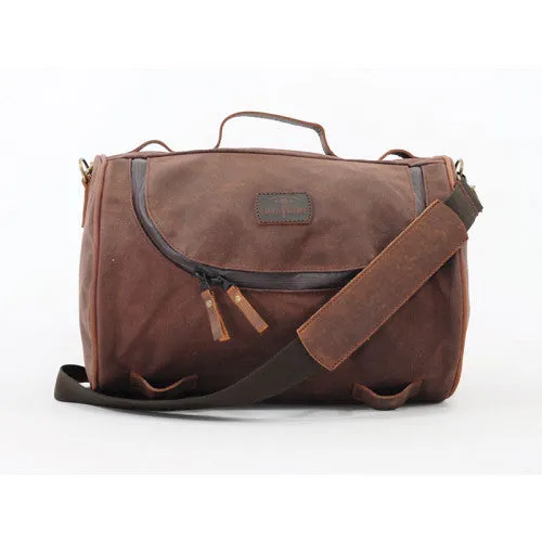 Longride Waxed Canvas Roll Bag Brown - 23.3 Liters