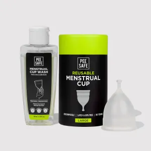 Menstrual Cup (L)   Cup Wash