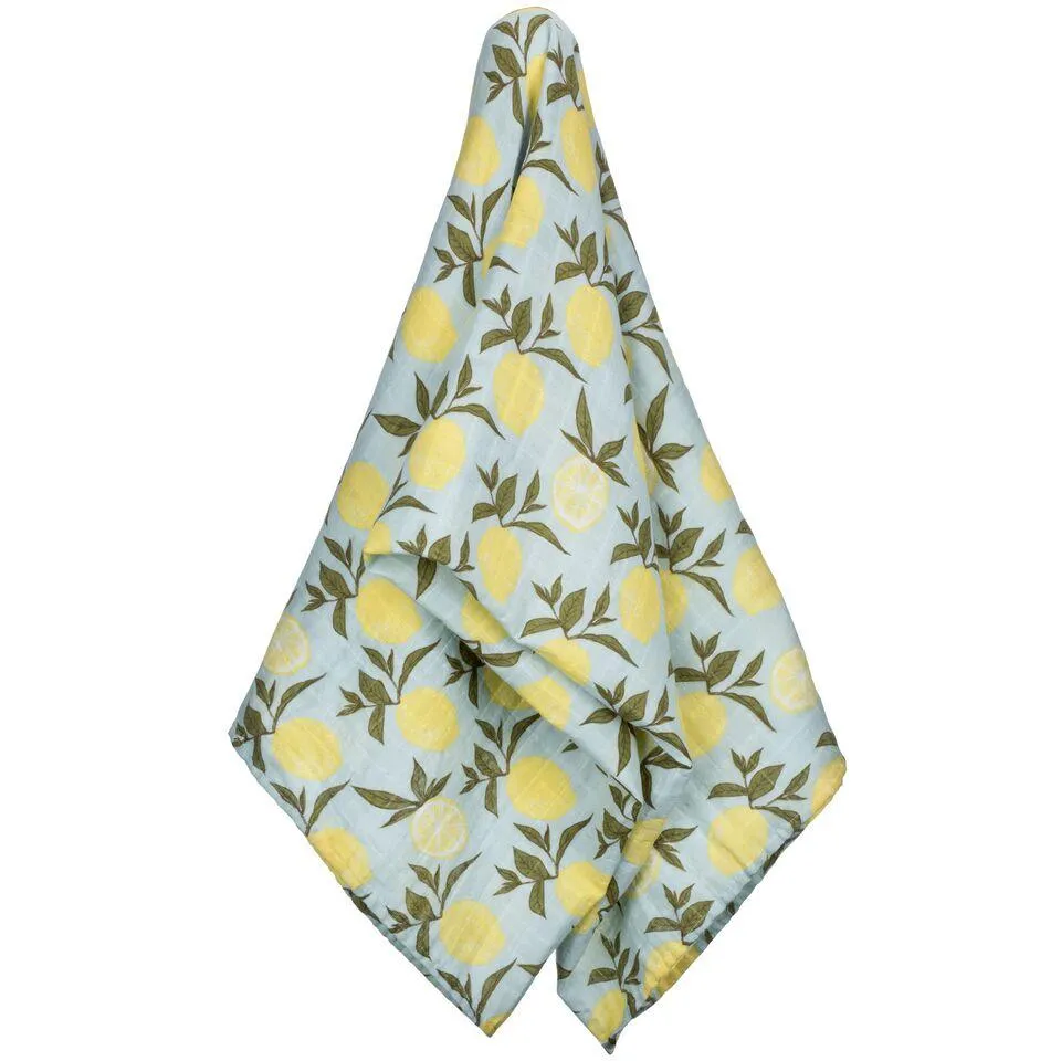 Milkbarn - Organic Muslin Baby Swaddle - Lemon