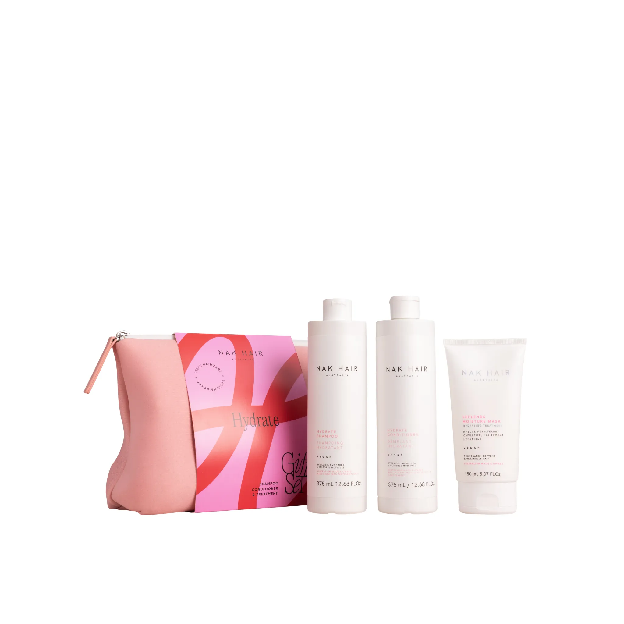 NAK Holiday Hydrate Gift Set with Bag