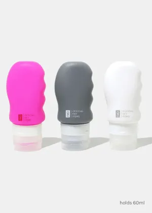 Official Key Items Reuse Silicone Travel Bottle