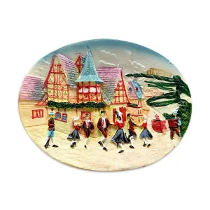 Oktoberfest German Dancers Souvenir Refrigerator Magnet