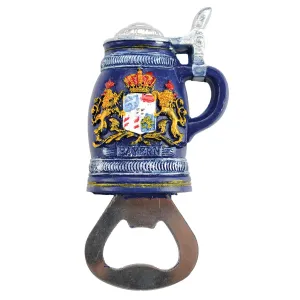 Oktoberfest Magnetic Bottle Opener Bayern Stein