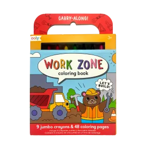 Ooly Carry-Along Coloring Book - Work Zone