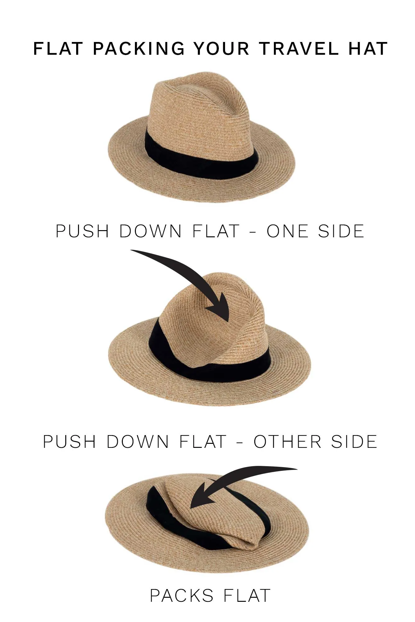 Parsley Bay Ivory Travel Fedora