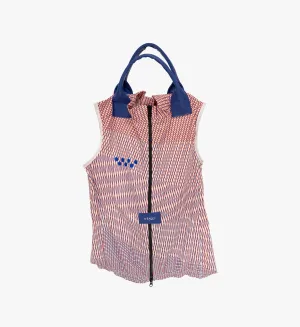 Pedla x A-ESQUE / Upcycled Gilet Tote - Cross Hatch