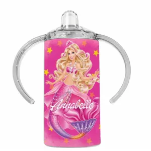 Personalised Princess Cartoon Sippy Cup