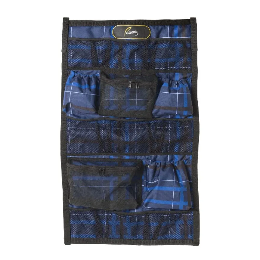 Pessoa Door Organizer Plaid Navy/Black