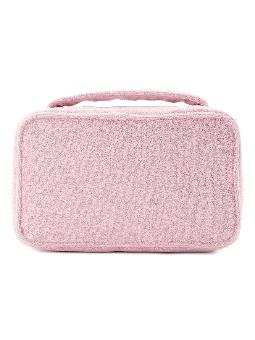 Pile Terry Cloth Cosmetic Pouch