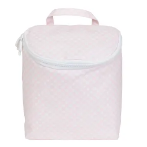 Pink Gingham Bottle Bags