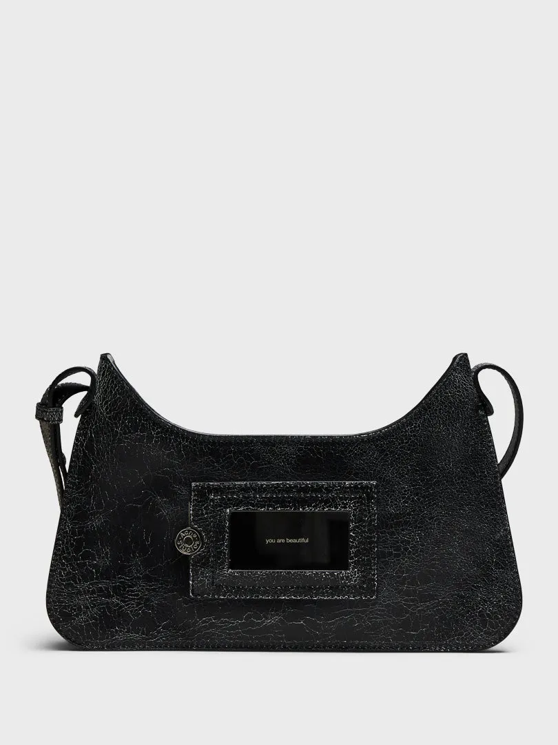 Platt Mini Shoulder Bag in Black