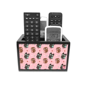 Remote Control Stand Holder Organizer For TV / AC Remotes -  Owls Everywhere