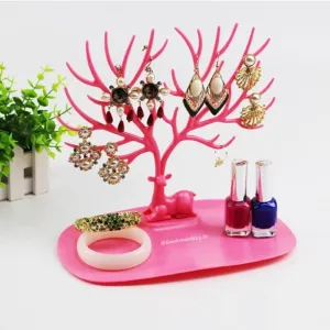 Resting Deer Jewellery Organizer (Pink)