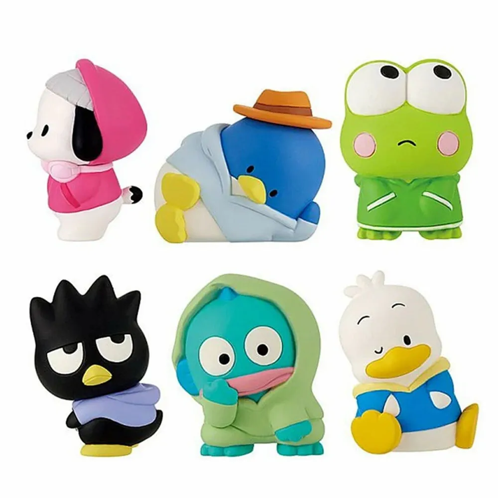 Sanrio Characters Hapidanbui Hoodie Twinchees  Mini Figure Bline Bag Asst-24pcs PDQ