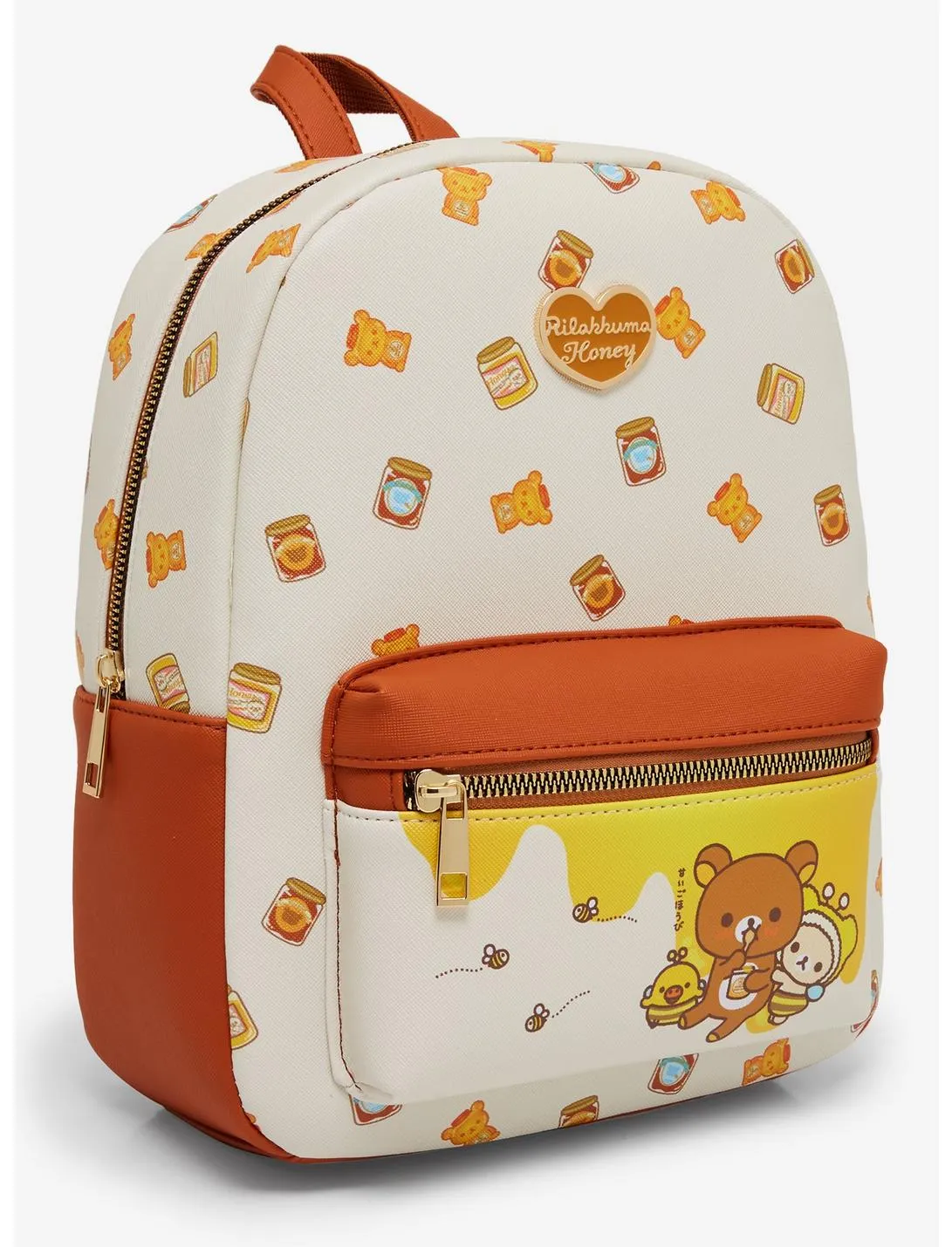 Sanrio Mini Backpack Rilakkuma Honey Bioworld