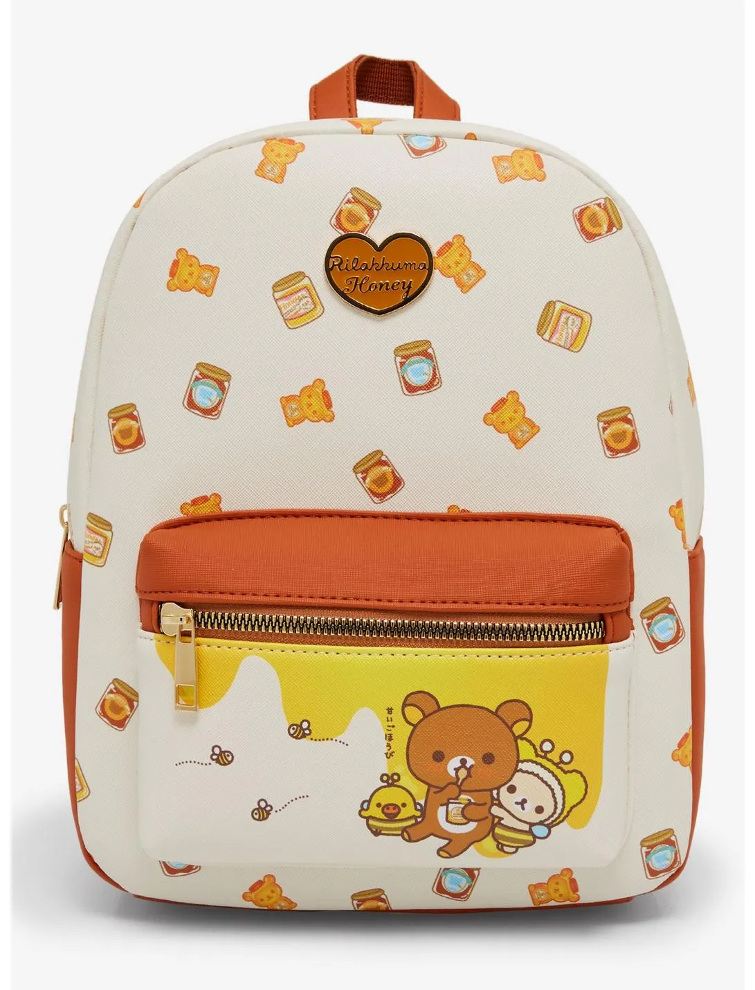 Sanrio Mini Backpack Rilakkuma Honey Bioworld