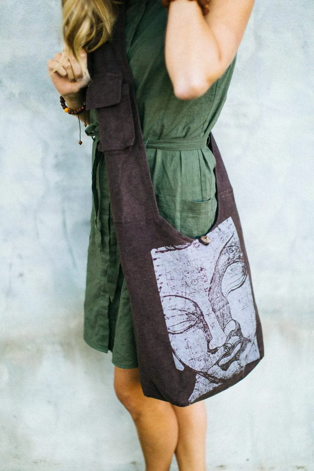 Serene Buddha Shoulder Bag