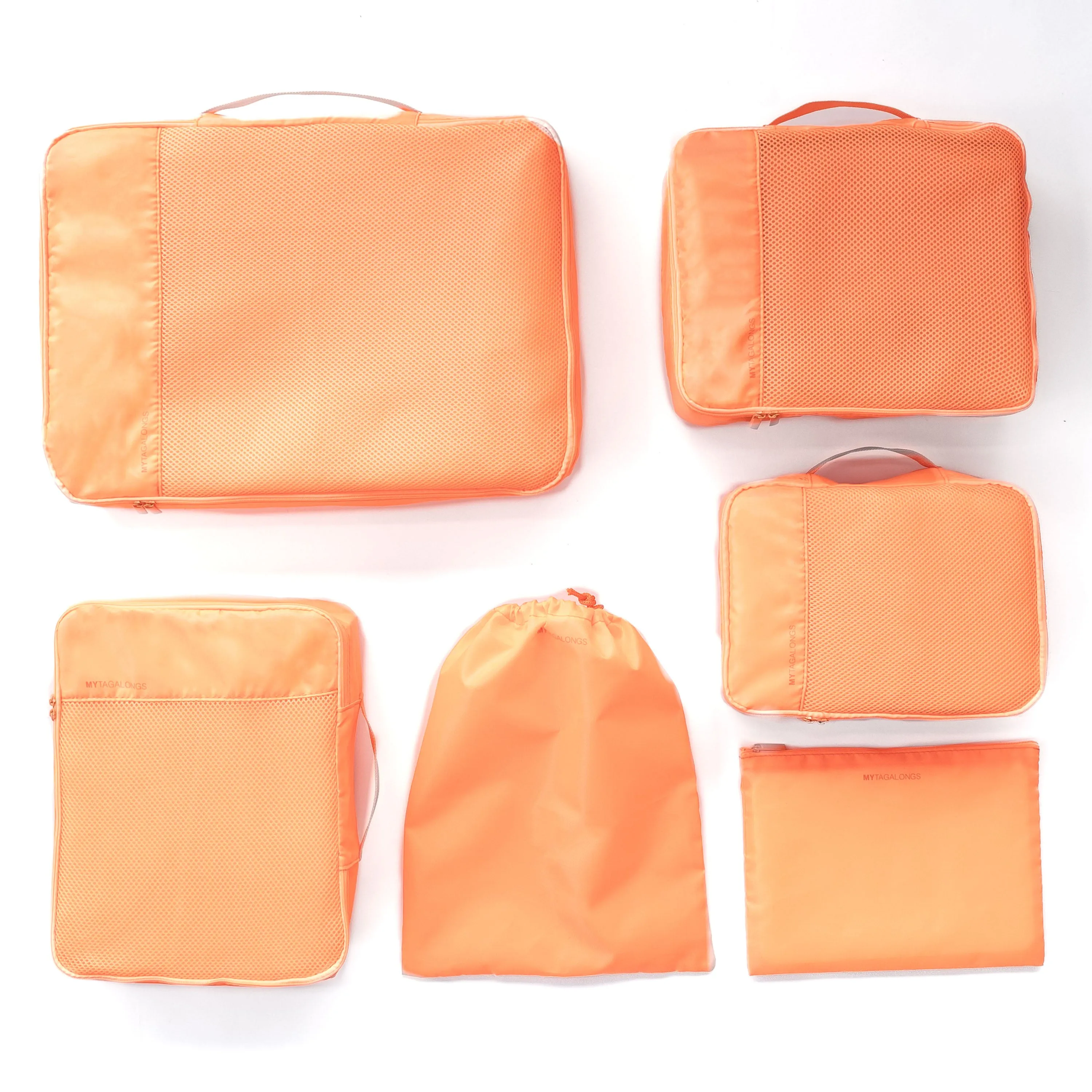 SET OF 6 PACKING PODS- APRICOT