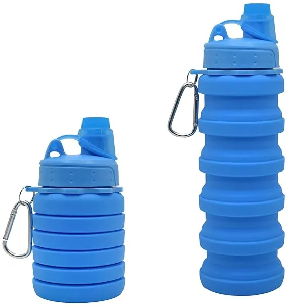 Silicon foldable water bottle