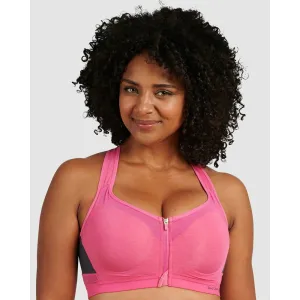 Sport Tonic Front Zip Up Underwired Sports Bra