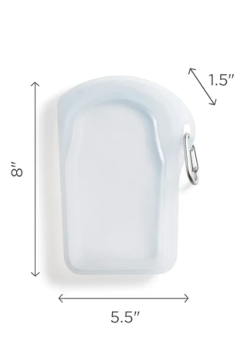 Stasher Reusable Silicone Bag - GO Clear