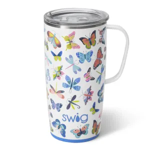 Swig: Butterfly Bliss Travel Mug 22oz