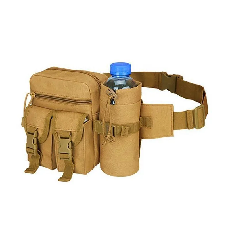 Tactical Hiking Water Bottle Phone Pouch