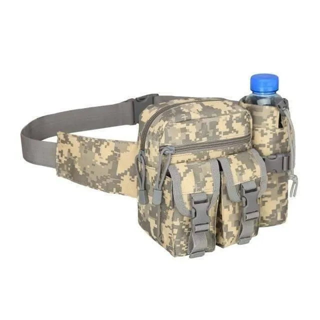 Tactical Hiking Water Bottle Phone Pouch