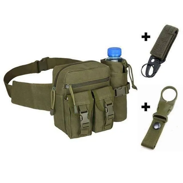 Tactical Hiking Water Bottle Phone Pouch