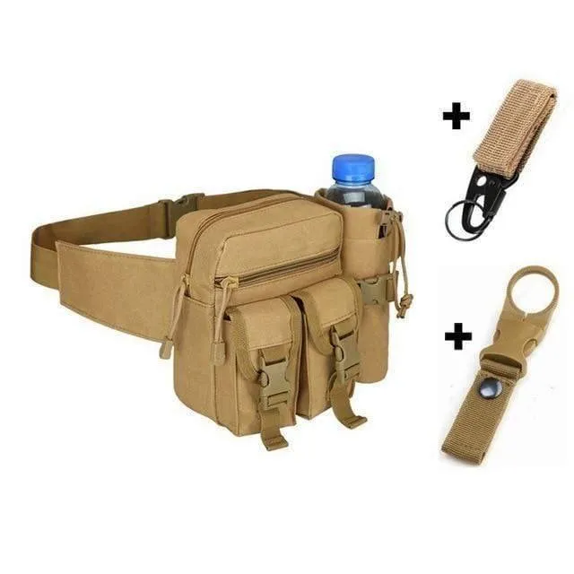 Tactical Hiking Water Bottle Phone Pouch