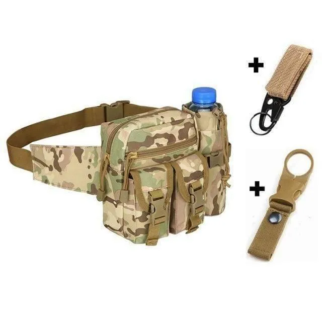 Tactical Hiking Water Bottle Phone Pouch