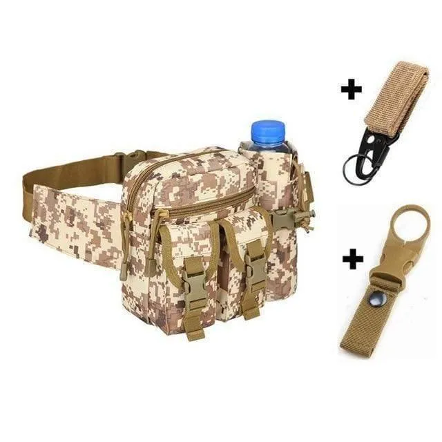 Tactical Hiking Water Bottle Phone Pouch