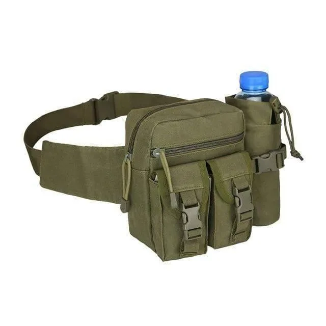 Tactical Hiking Water Bottle Phone Pouch